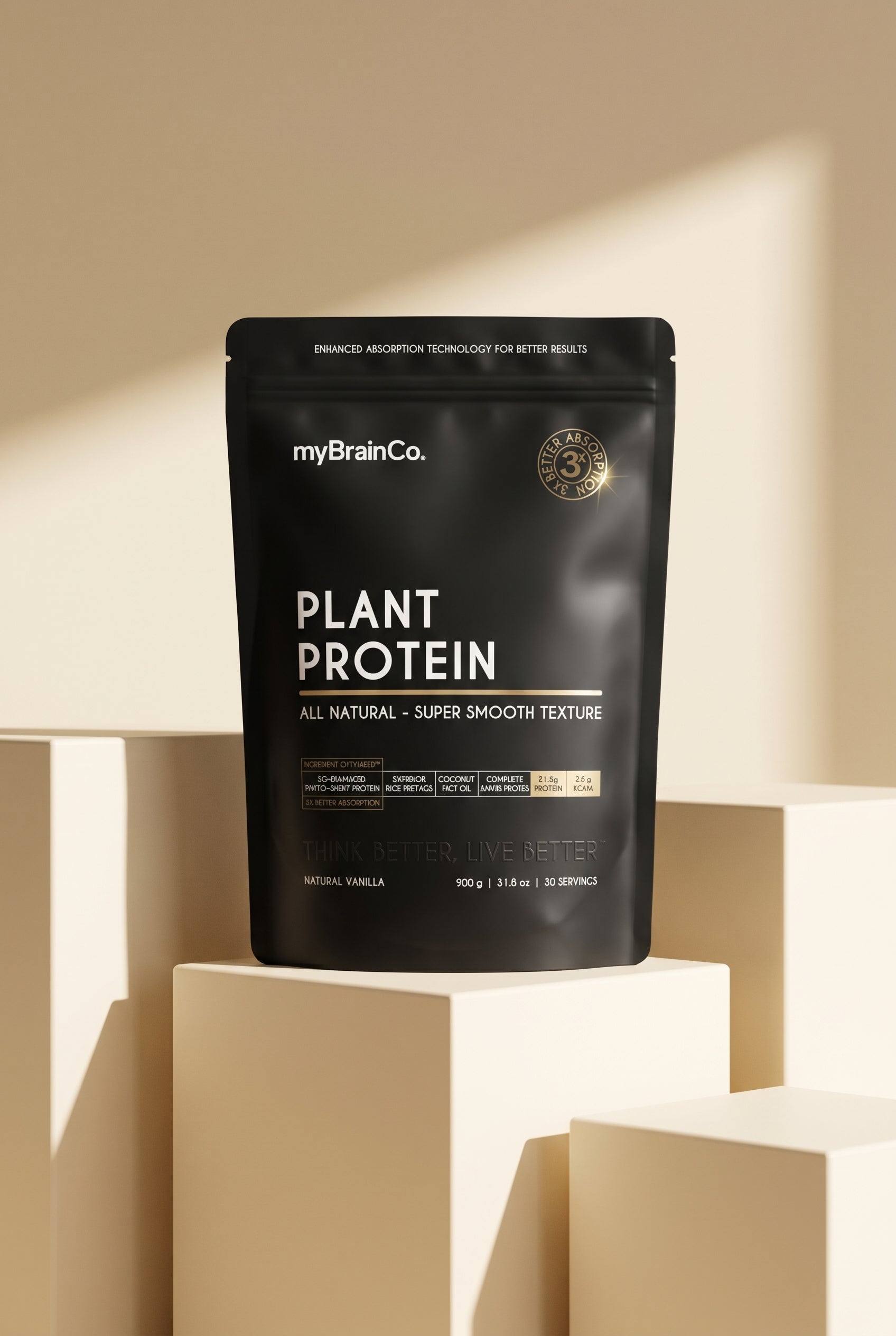 Smooth plant protein, optimised for absorption
