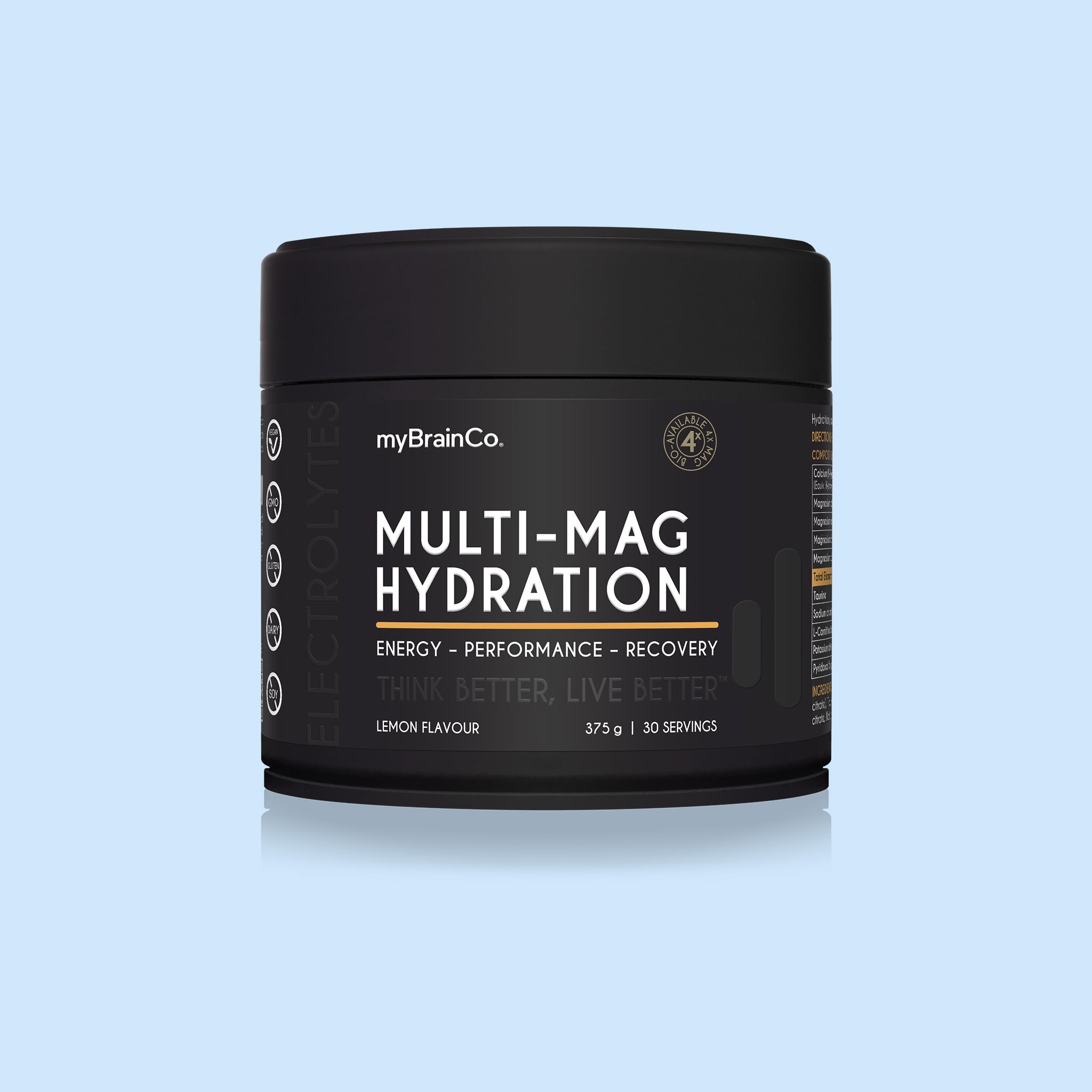 Multi-Mag Hydration | Magnesium Electrolyte Drink | myBrainCo